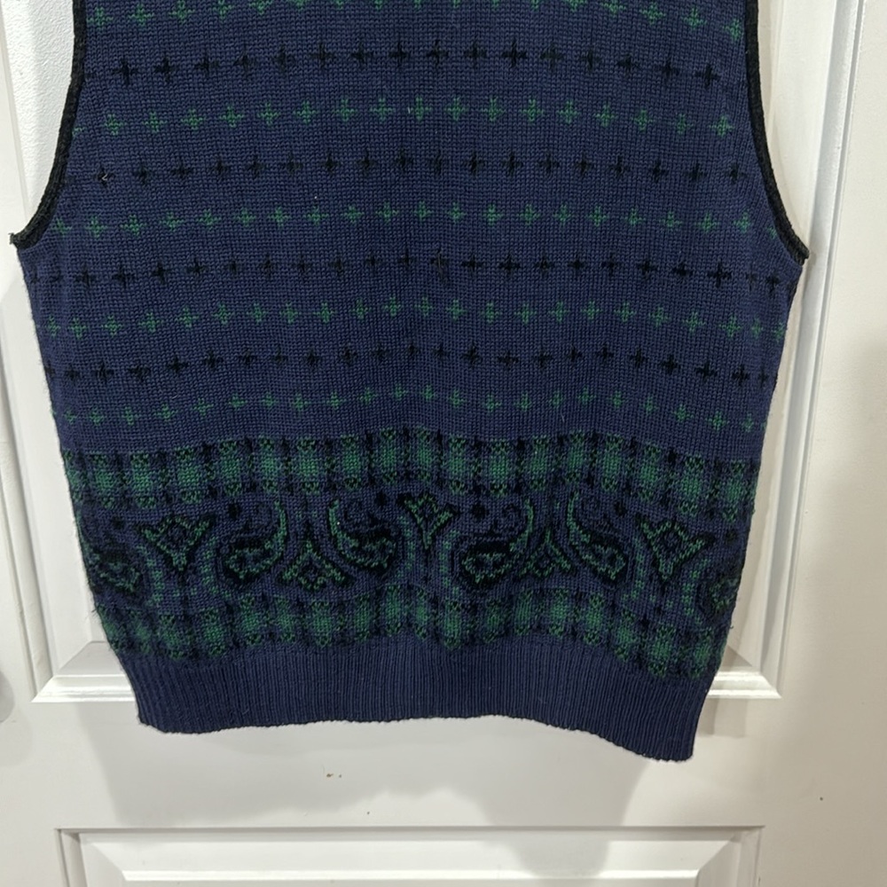 Pendleton Classic Wool Button Down Sweater Vest M… - image 7